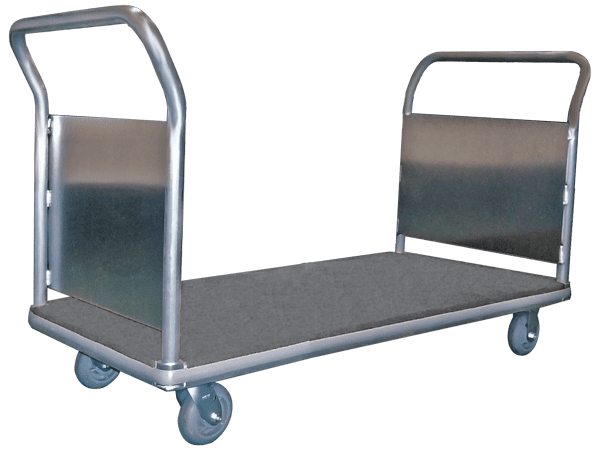 Carpeted Deck Platform Truck with Full Protective Bumper Carpeted Deck Platform Truck with Full Protective Bumper